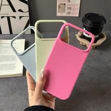 Perfect Rose Red Liquid Silicone Phone Case - Anti-Yellowing Soft Protective Cover, Suitable For IPhone - Hot Pink - View 7