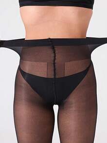 1/3/6 Pairs Women Tights Pantyhose 10D Crotch Gusset Transparent Leggings - Suitable For Women Under 60kg - Multicolor - View 2