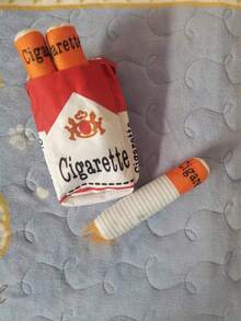 1/3pcs Cigarette Shaped Interactive Sound Pet Toy, Interesting Novel Design, Suitable For Puppies & Small/Medium Dogs, Helps Teeth Growth, Relieves Boredom, Protects Oral Health, Valentine's Day Gift - Multicolor - View 10