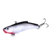 HENGJIA 2Pcs Winter Ice Fishing Lure 7cm 17g Sinking Wobbler Artificial Soft VIB Vibration Bait Crankbait Bass Trout Carp Fishing - Multicolor - View 10