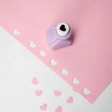 1PC Cute Heart-Shaped Paper Punch For DIY Scrapbooking, Card Making, Crafting – Valentine's Day, Journal Supplies, Handmade Art Crafts, Office Stationery - 彩色 - 查看 2