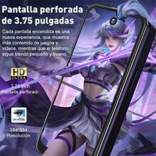 Mini teléfono, teléfono inteligente ultrafino, 3 GB + 32 GB, Android 10, 2,95 pulgadas, cámara dual HD de 5 MP + 8 MP, teléfono inteligente de 8 MP + 5 MP, 3500 mAh, WIFI, compatible con SIM, admite llamadas de voz, videollamadas, toma de fotografías, regalo para niños, Navidad, regalo de cumpleaños, regalo de vacaciones, - Tipo de Enchufe A USA (110-127V) - Ver 3