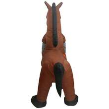 1pc Walking Horse Inflatable Costume - Unisex Full Body Heart Themed Novelty Costume, Suitable For Halloween, Carnival, Christmas And Various Events/Parties - Active Horse - View 5