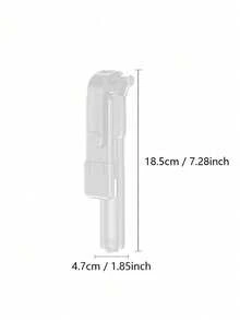 Bluetooth Selfie Stick Tripod With LED Fill Light & Remote, Extendable Phone Tripod Stand For Live Streaming, Vlog, Travel & Photography - White - View 11