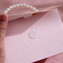 10个粉色珍珠纸礼盒，适合用作婚礼回礼、伴娘礼物、派对礼物，配有丝带，是情人节、新娘送礼会、婴儿送礼会及其他特殊场合的理想礼物。 - 彩色 - 查看 9