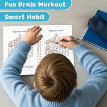 Alfombra de laberinto lógico para niños | 4 opciones de edad | Planificación de rutas, caminos de decisión y desafíos de laberinto | Elige 1 libro solamente - Libro del laberinto - Ver 6