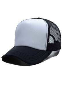 1pc Mesh Snapback Cap, Breathable Sun Protection Baseball Cap For Group Travel - Multicolor - View 8