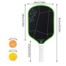 16mm Carbon Fiber Pickleball Paddle - Control & Power Paddle - USAP Approved - Aero Curve - Feel-Tec Pure Grip - 1 - View 5