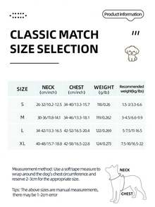 狗狗胸背带套装，防逃脱背心式胸背带，采用柔软网布面料，肩带可调节，带有反光条，适合幼犬和幼猫。欢迎光临LUCKYPAW店铺。 - 彩色 - 查看 7