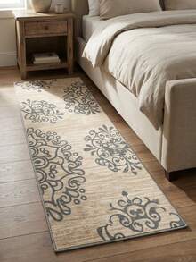 1pc Classic Washable Bohemian Velvet Runner Rug, Made Of Premium Velvet Material, Suitable For Entryway, Hallway, Living Room, Dining Room, Office, Housewarming Gift, New Year Gift - Multicolor - View 3