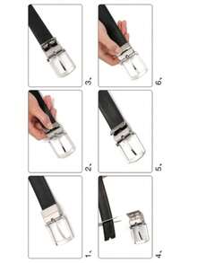 Men's Belt With Automatic Buckle, Fashionable And Casual For Young, Middle-Aged And Professional Use - màu đen - Xem 5