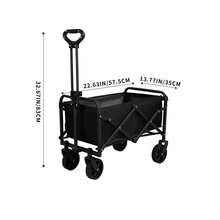 1件装折叠式露营车，户外手推车，可折叠多功能车，适用于露营、野餐、户外活动 - 彩色 - 查看 10