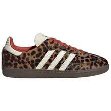 Adidas Originals SAMBAOG Comfortable And Durable Low-Top German Training Shoes Women's Leopard Print Brown - Brown - View 2