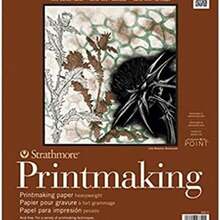 Strathmore 62433110 - Bloc de Papel para impresin, 11 x 14 Pulgadas, 15 Hojas, Color caf - 11" x 14" (28 cm x 35 cm) - Ver 2