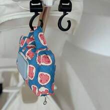 1pc Cute Bear Shaped Wet Wipe Pouch, Vibrant Color, Portable For Outdoor Use, Can Hold Wet Wipes Or Tissue - Blue - View 5