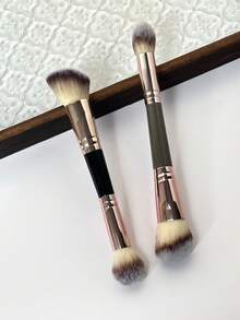 二合一轮廓化妆刷、软角腮红高光刷、化妆工具 - 彩色 - 查看 5