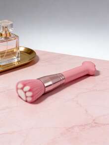 Princess Rose新款猫爪造型粉底刷，大号粉色猫爪粉底刷/散粉刷。优质刷毛不易掉毛或褪色。可爱的卡通猫爪设计，适合初学者和专业化妆师使用。是送给女朋友的专属礼物。 - 粉色 - 查看 4