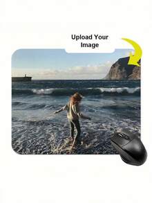 Customized Mouse Pad With Non-Slip Rubber Base, Washable, Personalized Gaming Mouse Mat, Suitable For Birthday, Mother's Day, Father's Day, Office Party - Use Your Logo/Image/Text, Large Mouse Pad - Multicolor - View 1