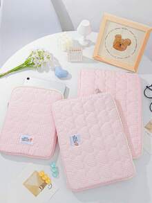 1件粉色格子印花轻便电脑内胆包，适用于11/13/15英寸电脑、笔记本电脑、平板电脑，可作为内胆包使用。适用于iPad Air 13、M3、Pro 11、M4、A16等11/10代、10.5/10.2/9.7英寸平板电脑，也可用于13/15英寸笔记本电脑。这款防震内胆包是白领和学生的必备收纳用品，也是返校礼物的理想之选。 - 粉色 - 查看 4