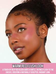 MISSLYN-Juicy Cheeks Gel Cream Blush, Not Greasy, High Pigmented, Lightweight, Breathable Feel, Easy To Apply,Sheer Flush Of Color, Natural-Looking, Dewy Finish, Oil-Free,Brand Beauty Makeup, Face Paint Cosmetic, For Women & Girls, Perfect For Winter, Ideal For Y2K, Fancy Fashion, Suitable For Birthday, Best Gift, Valentine's Day Gifts, Party Ready, New Year Gift, Best Color,Vegan & Cruelty-Free - #1 ROSE - View 2
