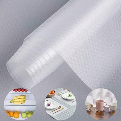 Revestimientos de Gabinetes de Cocina 30 x 700  Ttes para Refrigerador Revestimiento de Estantes No Adesivo Revestimientos de Refrigerador ro de Cajones Alfilla para Cajón