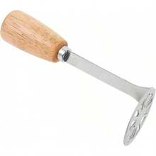 1/2pcs Stainless Steel Potato Masher, Sturdy Material, Easy To Make Mashed Potatoes - Multicolor - View 3