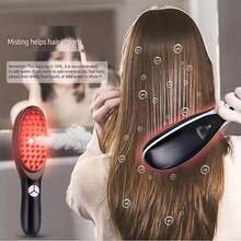 LUYAO New Electric Massage Comb, Vibrating Hair Care Scalp Brush, Spray Massage Comb, Multi-Function Comb With Liquid Compartment,400mAh