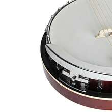 New 6 String Banjo Full Size With Closed Back 24 Brackets Head & Maple Neck - 預設 - 查看 7