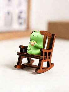 1个温柔、温暖、放松、可爱的青蛙摆件，家居装饰，适用于卧室、办公室、客厅，生日礼物、毕业礼物