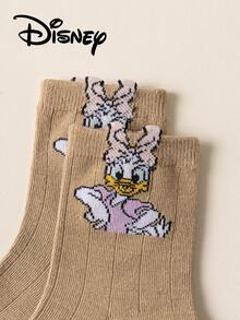 10/5 pares de calcetines infantiles de Disney, calcetines de verano para niños con diseños de la familia de Mickey Mouse y Princesas Disney, calcetines hasta el tobillo con diseño 3D de Minnie Mouse, calcetines de verano transpirables con diseños de dibujos animados coreanos para niños y estudiantes, calcetines de regalo para niños - Multicolor - Ver 10