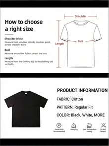 Men's Graphic 100% Cotton T-Shirt, Hell Star Letter Skull Print, Y2K Style, Soft And Comfortable, Short Sleeve Round Neck, Daily Wear, All-Season Wear - màu đen - Xem 7