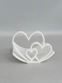 1个浪漫心形卫生纸架 | 塑料材质，自粘式，可独立放置，是圣诞节、情人节、母亲节、生日礼物的理想之选 - 彩色 - 查看 12