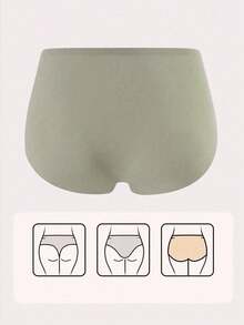 8条装女士无痕内裤 - 柔软透气，隐形尼龙混纺面料，四季皆宜 - 彩色 - 查看 5