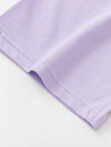 Balabala 男女通用家居裤，柔软舒适面料，均码，休闲夏季居家服 - 粉紅紫 - 查看 5