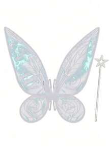 1pc Adult Fairy Wings, Butterfly Wings, Angel Wings, Women Fairy Costume, Decorative Party Gifts For Costume Party - Multicolor - View 9