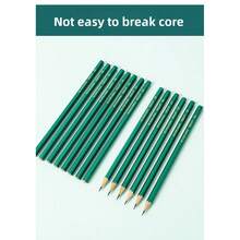 5pcs Classic Green Hexagonal Wooden Pencils For Students, Exams, Back To School Stationery, 2B/HB Lead-Free And Toxic 2B Exam Pencils, Answer Sheets, Student HB Writing And Drawing Set