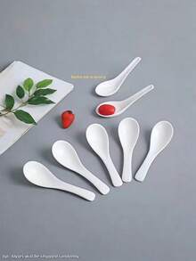 4-Grid Leakproof Spice Storage Box, Nordic Style With Spoons - Decorative Wall-Mounted Kitchen Organizer, Suitable For Camping/Dorm, PP Material (Sage Green/Cream White/Blush Pink), 7x12cm. A Perfect Gift For Women, Suitable For Housewarming, Thanksgiving, Harvest Festival, Family Gatherings, Etc.