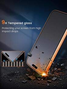 2pcs Matte Anti-Spy Screen Protector, Anti-Peeping And Anti-Fingerprint, Suitable Compatible With Iphone 17 Pro Max/17 Pro/17/16 Pro Max/15 Pro Max/14/13/12/11 Series. Matte Anti-Spy Screen Protector, Phone Case.