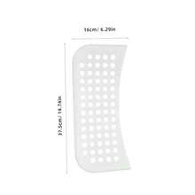 ASDF-Backrest Replacement For Kitchen Chair Ergonomic Chair Back Cushion For Home Office Use Easy Installation Stylish Support - Blanco - Ver 3