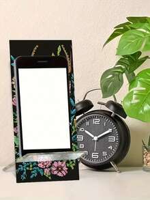 1个手工钻石画手机支架，树懒、大象、鹿、猫头鹰图案，个性化礼物，DIY工艺品，生日礼物，情人节礼物，母亲节礼物，可爱动物图案亚克力手机支架，7.08*3.17英寸通用手机支架 - 彩色 - 查看 8