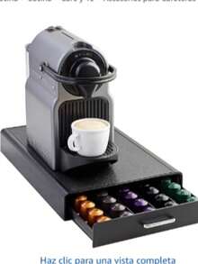 A ma z o n Basics - Storage Drawer for 50 N es pr es so Coffee Capsules, for OriginalLine Only - Negro - Ver 6