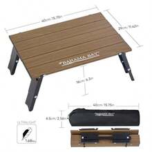 Old Bma Bay - Mini mesa de aluminio ultraligera 66 lbs/30 kg de capacidad de peso mesa de  pequeña pble con patas retrácti adecuada para  camping senderismo al aire última