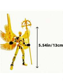 Titan 13 Posable Action Figure Set - Complete T13 Robot Figurine, 3D Printed Collectible Doll, Suitable For Desktop Decor And Display, Decorative Ornament, Small Desktop Robot, Space Robot, Zoro. (Color, Style, Accessories Shipped Randomly) - Multicolor - View 6