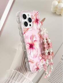 Lily Pattern Painted Braided Transparent Attached Bracelet Flat Printing Painted Anti-Drop Fashionable Cute Compatible With IPhone 17/ 17 Pro/ 17 Pro Max/ 16/ 16 Pro/ 16 Pro Max/ 16 Plus/10 Cases Anti-Drop New 14/ 15 Phone Case XS Painted 78P European And American XR Painted 78GES2 Printing Max Compatible With Apple P15 Pro Max Anti-Drop P14 Thickened P13 Soft Shell P12 Full Package P11 Anti-Drop Creative Phone Case - Multicolor - View 7