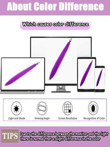 3pcs 26-Inch Synthetic Ombre Straight Hair Ponytail Elastic Bands DIY Braiding Wigs, Suitable For Children's Daily Use, Halloween, Christmas, New Year Costume Parties - Multicolor - View 6