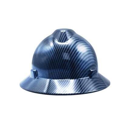 Handmade Carbon Fiber Safety Helmet, Protective Hard Hat For Blue-Collar Workers Construction Workshop
