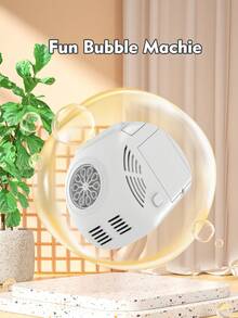 便携式手持泡泡机，全自动泡泡机，户外泡泡道具，可用作派对和聚会的泡泡玩具（不含电池和泡泡水）