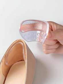 2片超柔软鞋跟垫，防滑透气，带按摩点，适用于高跟鞋，凝胶半鞋垫，鞋履配件 | 舒适鞋跟垫 | 柔软材质，鞋跟垫 - 彩色 - 查看 7