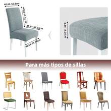 Chair Covers - Azul Grisáceo - View 2