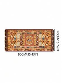 Game Mouse Pad Geometric Folk Style Design Large Table Pad Keyboard Pad Mouse Pad Non-Slip Rubber Base Waterproof Tape Sewing Edge Suitable For Game Office, Southwest Desert Carpet Style Printed Mouse Pad - Multicolor - View 18